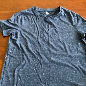 Boys Heathered navy blue shirt